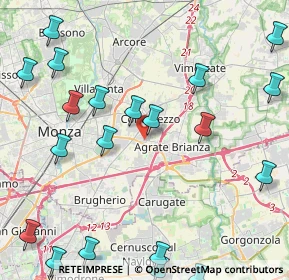 Mappa Via Salvo D'Acquisto, 20863 Concorezzo MB, Italia (5.672)