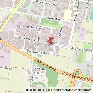 Mappa Via Salvo D'Acquisto, 35, 20863 Biassono, Monza e Brianza (Lombardia)