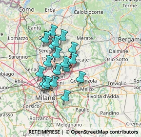 Mappa Via Salvo D'Acquisto, 20863 Concorezzo MB, Italia (10.942)