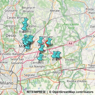 Mappa Piazza Trivulzio, 20864 Agrate Brianza MB, Italia (6.51611)
