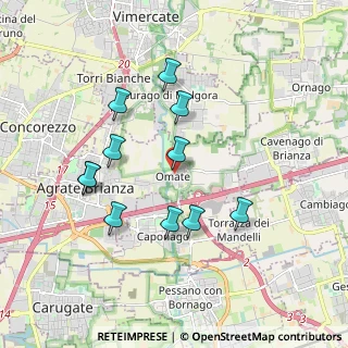 Mappa Piazza Trivulzio, 20864 Agrate Brianza MB, Italia (1.73273)