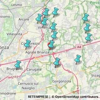Mappa Piazza Trivulzio, 20864 Agrate Brianza MB, Italia (4.51933)