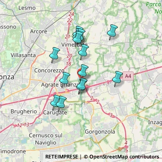 Mappa Piazza Trivulzio, 20864 Agrate Brianza MB, Italia (3.105)