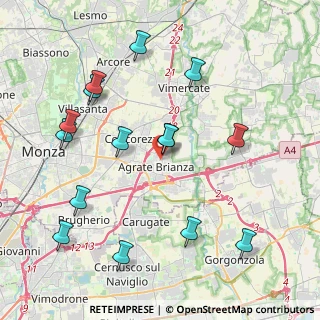 Mappa Via Antonio Gramsci, 20864 Agrate Brianza MB, Italia (4.496)