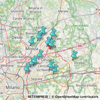 Mappa Via Antonio Gramsci, 20864 Agrate Brianza MB, Italia (6.21231)