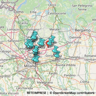 Mappa Via Antonio Gramsci, 20864 Agrate Brianza MB, Italia (10.7905)