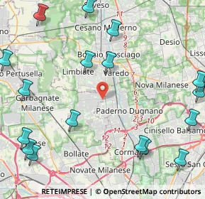 Mappa Via Guglielmo Oberdan, 20030 Senago MI, Italia (6.223)
