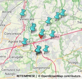 Mappa Via Galileo Galilei, 20873 Cavenago di Brianza MB, Italia (3.11692)