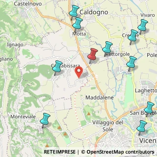Mappa Via Fornace, 36030 Crispi Cavour VI, Italia (2.92545)