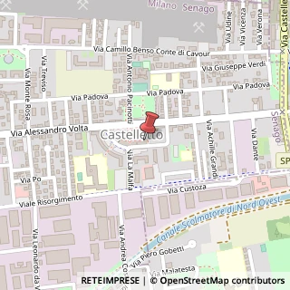 Mappa Piazza Tricolore, 42, 20030 Senago, Milano (Lombardia)