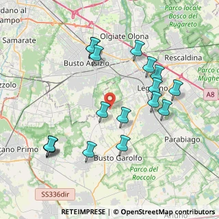 Mappa Via Biella, 20025 Legnano MI, Italia (4.08824)