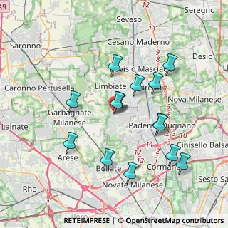 Mappa Via Garibaldi, 20030 Senago MI, Italia (3.58286)