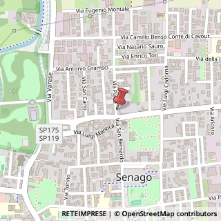 Mappa Via Piave, 6/A, 20030 Senago, Milano (Lombardia)