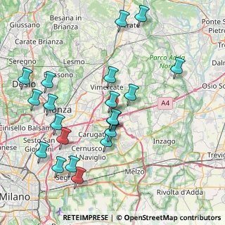 Mappa Via Bruno Buozzi, 20864 Agrate Brianza MB, Italia (8.929)