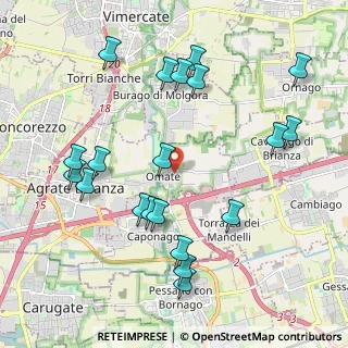 Mappa Via Bruno Buozzi, 20864 Agrate Brianza MB, Italia (2.256)