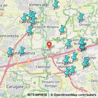 Mappa Via Bruno Buozzi, 20864 Agrate Brianza MB, Italia (2.779)