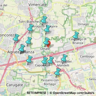 Mappa Via Bruno Buozzi, 20864 Agrate Brianza MB, Italia (2.025)