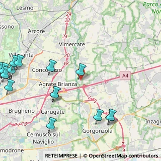 Mappa Via Bruno Buozzi, 20864 Agrate Brianza MB, Italia (5.94733)