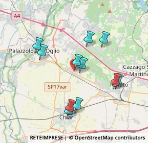 Mappa Via dei Lavoratori, 25033 Cologne BS, Italia (3.55)