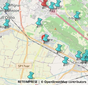 Mappa Via dei Lavoratori, 25033 Cologne BS, Italia (3.371)