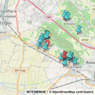 Mappa Via G. D' Annunzio, 25033 Cologne BS, Italia (1.736)