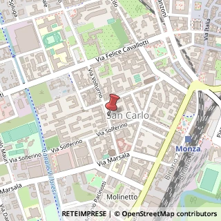 Mappa Via Volturno, 23, 20900 Monza, Monza e Brianza (Lombardia)