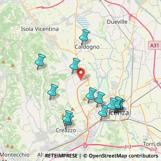 Mappa Via Lago di Garda, 36030 Costabissara VI, Italia (4.22385)
