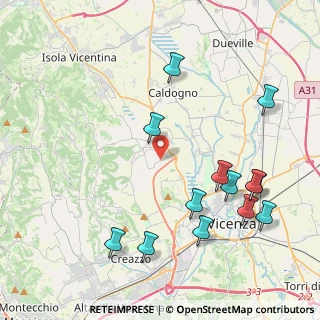 Mappa Via Lago di Garda, 36030 Costabissara VI, Italia (4.76538)
