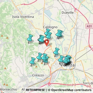 Mappa Via Lago di Garda, 36030 Costabissara VI, Italia (3.284)