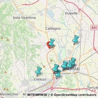 Mappa Via Lago di Garda, 36030 Costabissara VI, Italia (4.41273)