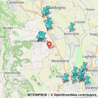 Mappa Via Lago di Garda, 36030 Costabissara VI, Italia (2.72)