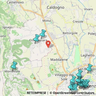Mappa Via Lago di Garda, 36030 Costabissara VI, Italia (4.08684)