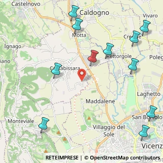 Mappa Via Lago di Garda, 36030 Costabissara VI, Italia (2.87273)