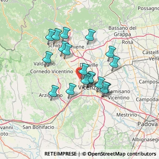 Mappa Via Lago di Garda, 36030 Costabissara VI, Italia (11.89944)