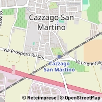 Map Cazzago San Martino