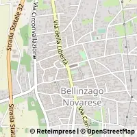 Hartă Bellinzago Novarese