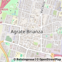 Mapa Agrate Brianza