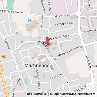 Mappa Via Giuseppe Verdi, 22, 24057 Martinengo, Bergamo (Lombardia)
