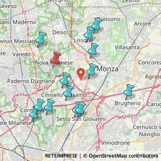 Mappa Via Tanaro, 20052 Monza MB, Italia (4.11)