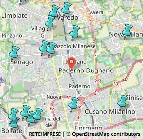 Mappa Via Edera, 20037 Paderno Dugnano MI, Italia (3.10938)