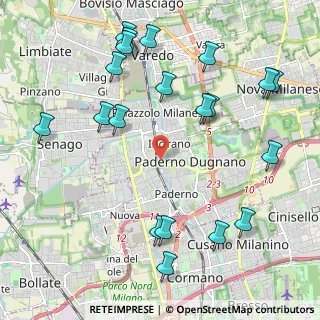 Mappa Via Edera, 20037 Paderno Dugnano MI, Italia (2.5285)