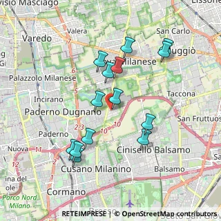 Mappa Via Padova, 20037 Paderno Dugnano MI, Italia (1.79714)