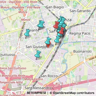 Mappa Via Francesco Domenico Guerrazzi, 20052 Monza MB, Italia (0.7795)