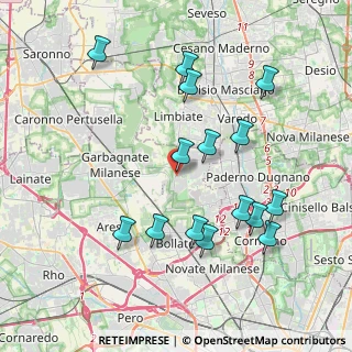 Mappa Via Isolino, 20037 Paderno Dugnano MI, Italia (4.02933)