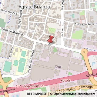 Mappa Via G. Matteotti, 128, 20864 Agrate Brianza, Monza e Brianza (Lombardia)