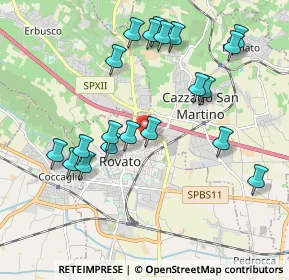 Mappa Via Montegrappa, 25038 Rovato BS, Italia (2.0475)