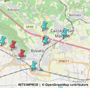 Mappa Via Montegrappa, 25038 Rovato BS, Italia (3.05091)
