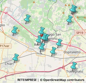 Mappa Via Montegrappa, 25038 Rovato BS, Italia (3.88357)
