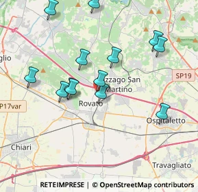Mappa Via Montegrappa, 25038 Rovato BS, Italia (3.77077)