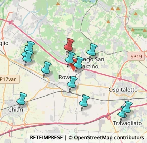 Mappa Via Montegrappa, 25038 Rovato BS, Italia (3.97308)